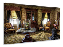 Laden Sie das Bild in den Galerie-Viewer, Leinwandbild Retro Wohnzimmer