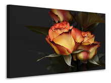 Laden Sie das Bild in den Galerie-Viewer, Leinwandbild Rosen der Romantik