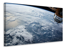 Laden Sie das Bild in den Galerie-Viewer, Leinwandbild Satelliten Bild