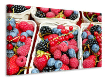 Laden Sie das Bild in den Galerie-Viewer, Leinwandbild Schalen mit Beeren