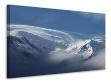 Laden Sie das Bild in den Galerie-Viewer, Leinwandbild Schnee Landschaft