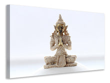 Laden Sie das Bild in den Galerie-Viewer, Leinwandbild Skulptur eines Buddhas