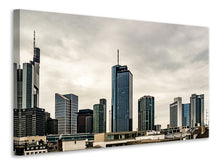 Laden Sie das Bild in den Galerie-Viewer, Leinwandbild Skyline Frankfurt Deutschland