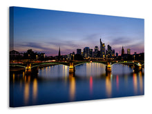 Laden Sie das Bild in den Galerie-Viewer, Leinwandbild Skyline in romantischer Stimmung