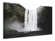 Laden Sie das Bild in den Galerie-Viewer, Leinwandbild Spektakulärer Wasserfall