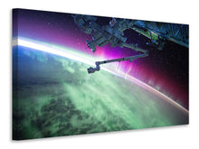 Laden Sie das Bild in den Galerie-Viewer, Leinwandbild Spektakuläres Satelliten Bild