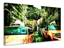 Laden Sie das Bild in den Galerie-Viewer, Leinwandbild Taxi Fantasie