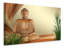 Laden Sie das Bild in den Galerie-Viewer, Leinwandbild XL Buddha
