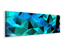 Laden Sie das Bild in den Galerie-Viewer, Leinwandbild Panorama 3D-Diamonds