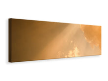 Laden Sie das Bild in den Galerie-Viewer, Leinwandbild Panorama Abendhimmel