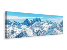 Laden Sie das Bild in den Galerie-Viewer, Leinwandbild Panorama Alpenpanorama