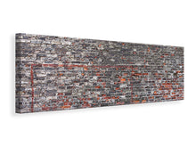 Laden Sie das Bild in den Galerie-Viewer, Leinwandbild Panorama Alte Backsteine