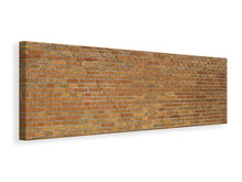 Laden Sie das Bild in den Galerie-Viewer, Leinwandbild Panorama Backsteinhintergrund