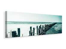 Laden Sie das Bild in den Galerie-Viewer, Leinwandbild Panorama Das Wattenmeer