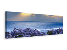 Laden Sie das Bild in den Galerie-Viewer, Leinwandbild Panorama Der Lavendel und das Meer