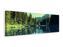 Laden Sie das Bild in den Galerie-Viewer, Leinwandbild Panorama Die Musik der Stille in den Bergen