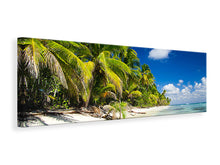 Laden Sie das Bild in den Galerie-Viewer, Leinwandbild Panorama Die einsame Insel