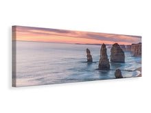Laden Sie das Bild in den Galerie-Viewer, Leinwandbild Panorama Felsen in der Brandung