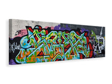 Laden Sie das Bild in den Galerie-Viewer, Leinwandbild Panorama Graffiti in New York