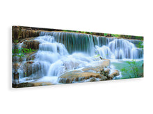 Laden Sie das Bild in den Galerie-Viewer, Leinwandbild Panorama Kaskaden Huay Mae Khamin