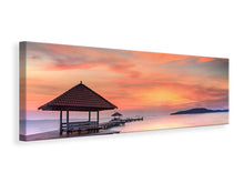 Laden Sie das Bild in den Galerie-Viewer, Leinwandbild Panorama Paradiesische Brücke
