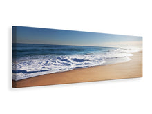 Laden Sie das Bild in den Galerie-Viewer, Leinwandbild Panorama Privatstrand