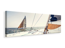 Laden Sie das Bild in den Galerie-Viewer, Leinwandbild Panorama Segelyacht