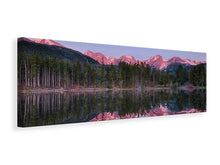 Laden Sie das Bild in den Galerie-Viewer, Leinwandbild Panorama Sprague Lake-Rocky Mountains