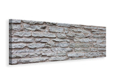 Laden Sie das Bild in den Galerie-Viewer, Leinwandbild Panorama Steinmauer