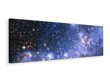 Laden Sie das Bild in den Galerie-Viewer, Leinwandbild Panorama Sternenhimmel