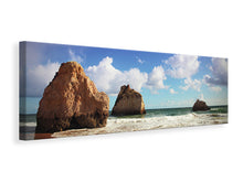 Laden Sie das Bild in den Galerie-Viewer, Leinwandbild Panorama Strandgedanken