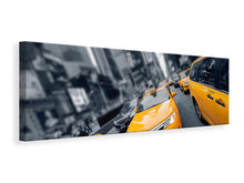 Laden Sie das Bild in den Galerie-Viewer, Leinwandbild Panorama Taxi in NYC
