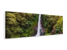 Laden Sie das Bild in den Galerie-Viewer, Leinwandbild Panorama Wasserfall Bali