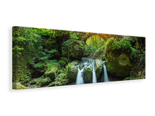 Laden Sie das Bild in den Galerie-Viewer, Leinwandbild Panorama Wasserspiegelungen