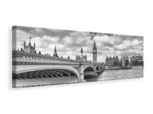 Laden Sie das Bild in den Galerie-Viewer, Leinwandbild Panorama Westminster Bridge