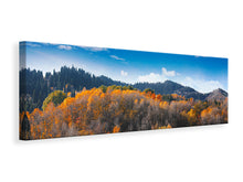 Laden Sie das Bild in den Galerie-Viewer, Leinwandbild Panorama Wolken ziehen auf