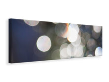 Laden Sie das Bild in den Galerie-Viewer, Leinwandbild Panorama Abstrakte Lichterpunkte