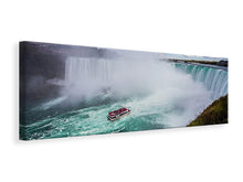 Laden Sie das Bild in den Galerie-Viewer, Leinwandbild Panorama Action am Wasserfall