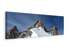 Laden Sie das Bild in den Galerie-Viewer, Leinwandbild Panorama Aiguille du Midi