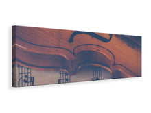 Laden Sie das Bild in den Galerie-Viewer, Leinwandbild Panorama Alte Violine