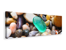 Laden Sie das Bild in den Galerie-Viewer, Leinwandbild Panorama Bunte Edelsteine XXL