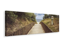 Laden Sie das Bild in den Galerie-Viewer, Leinwandbild Panorama Der Dünen Weg