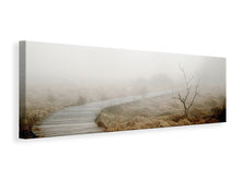 Laden Sie das Bild in den Galerie-Viewer, Leinwandbild Panorama Dichter Nebel