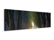 Laden Sie das Bild in den Galerie-Viewer, Leinwandbild Panorama Die Baumallee