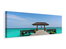 Laden Sie das Bild in den Galerie-Viewer, Leinwandbild Panorama Die Freiheit am Meer
