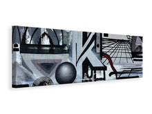 Laden Sie das Bild in den Galerie-Viewer, Leinwandbild Panorama Die Graffiti Kunst