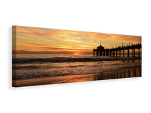 Laden Sie das Bild in den Galerie-Viewer, Leinwandbild Panorama Ein Platz am Strand zum Träumen