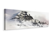 Laden Sie das Bild in den Galerie-Viewer, Leinwandbild Panorama Ein Winter in den Bergen