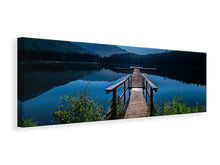 Laden Sie das Bild in den Galerie-Viewer, Leinwandbild Panorama Eine Nacht bei Vollmond
