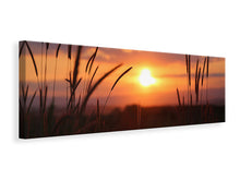 Laden Sie das Bild in den Galerie-Viewer, Leinwandbild Panorama Entzückender Sonnenuntergang